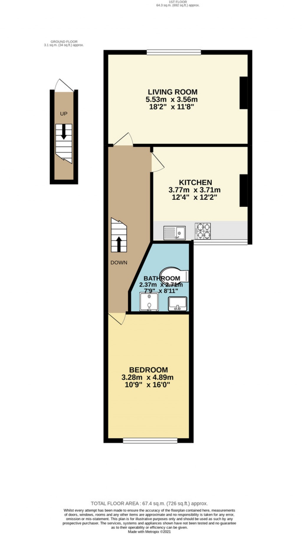 Floorplans For Lordship Lane, LONDON