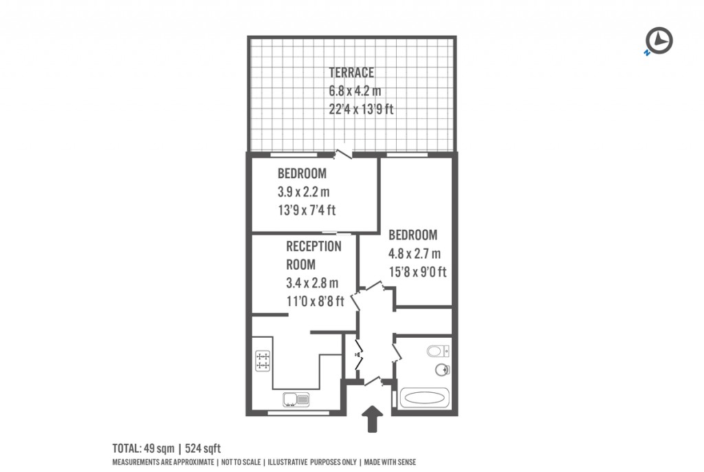 Floorplans For Georges Road, London