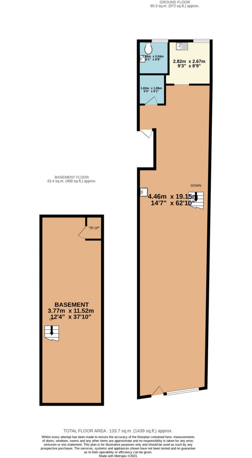 Floorplans For Seven Sisters Road, London