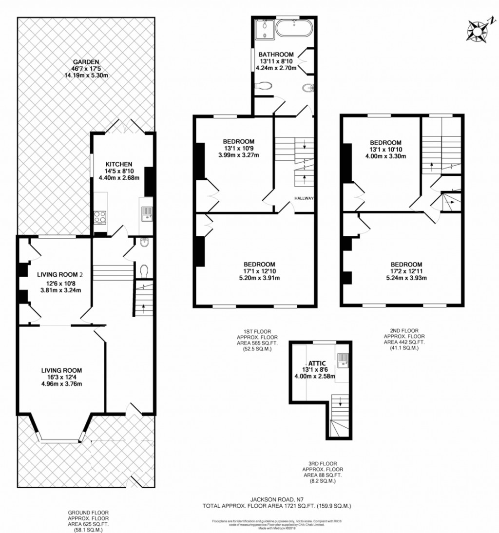 Floorplans For Jackson Road, London