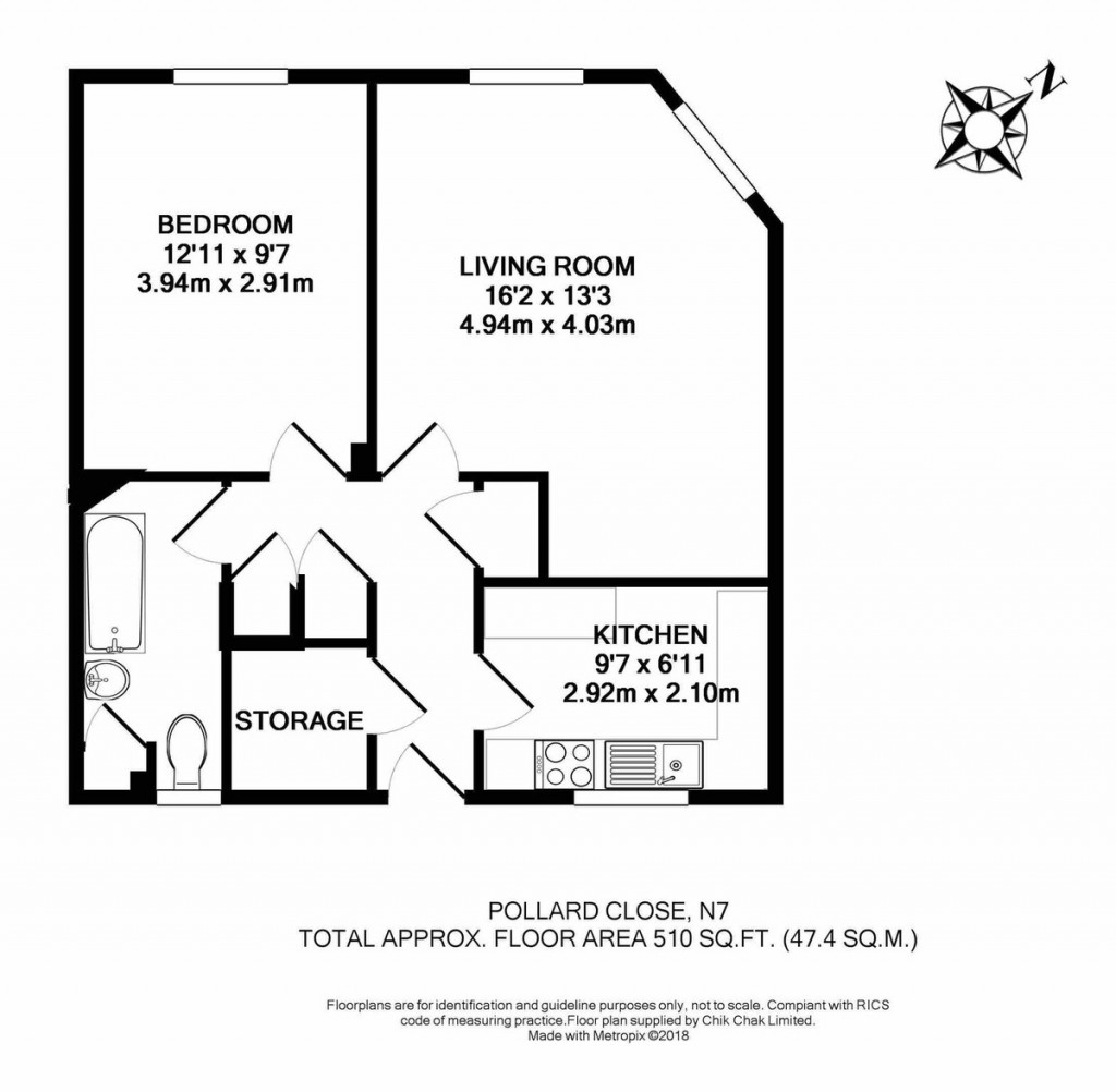 Floorplans For Pollard Close, London