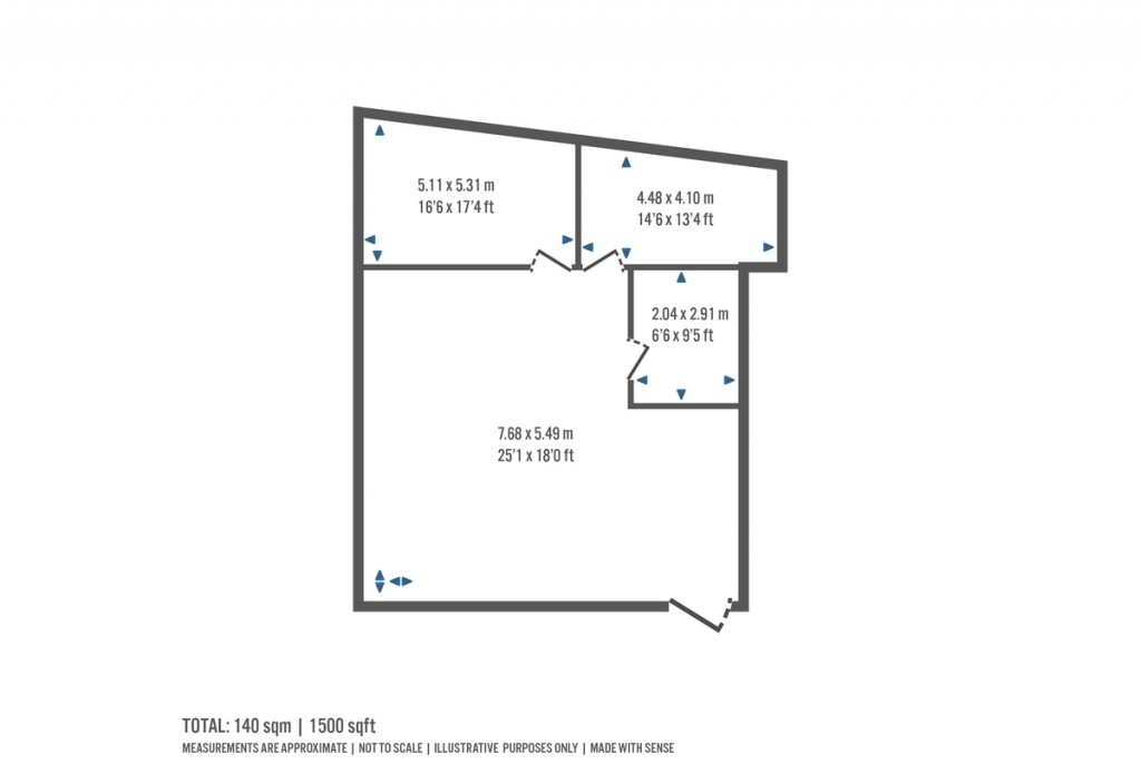 Floorplans For High Road, North Finchley, London