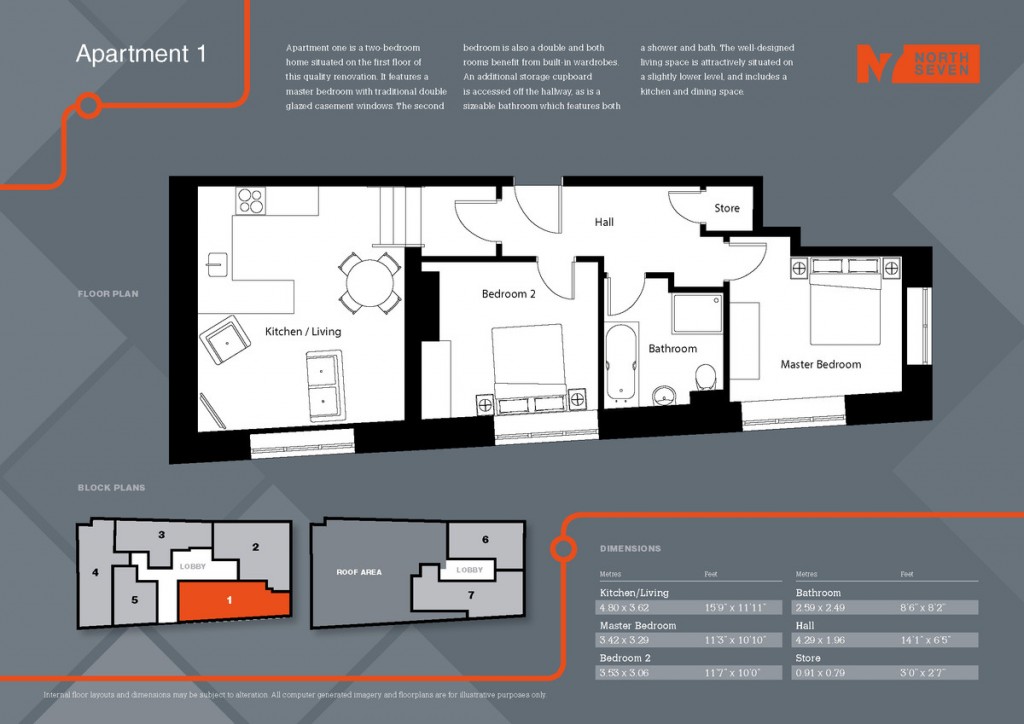 Floorplans For Parkhurst Road, London