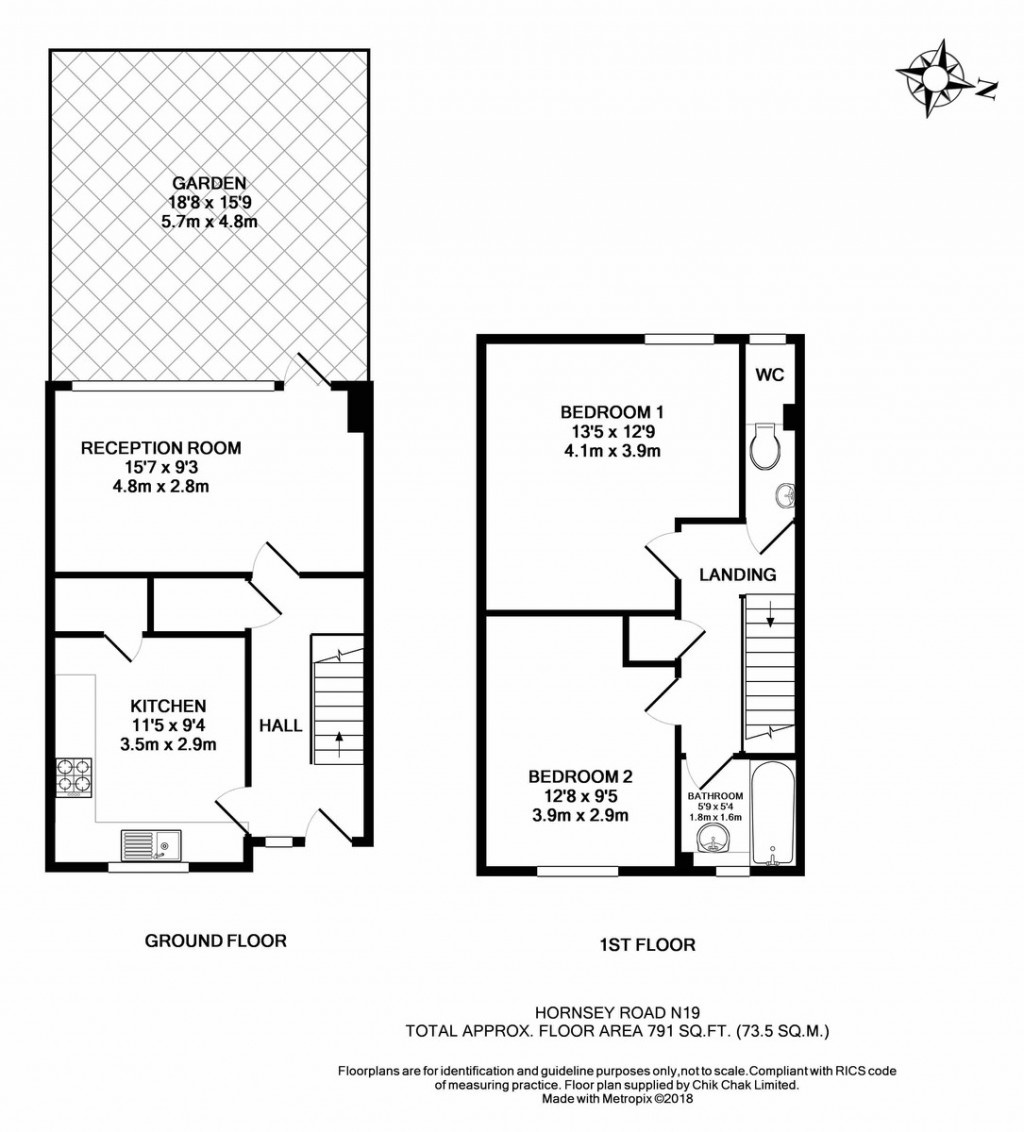 Floorplans For Hornsey Road, London