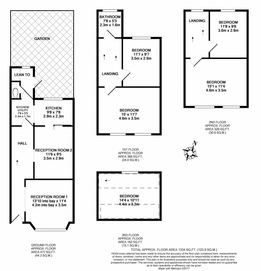 Floorplans For Roden Street, London