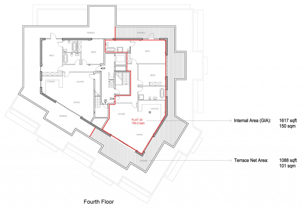 Floorplans For Holmes Road, London