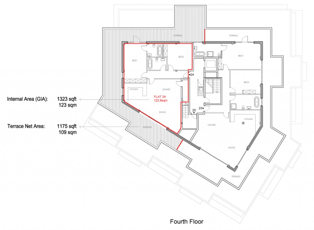 Floorplans For Holmes Road, London