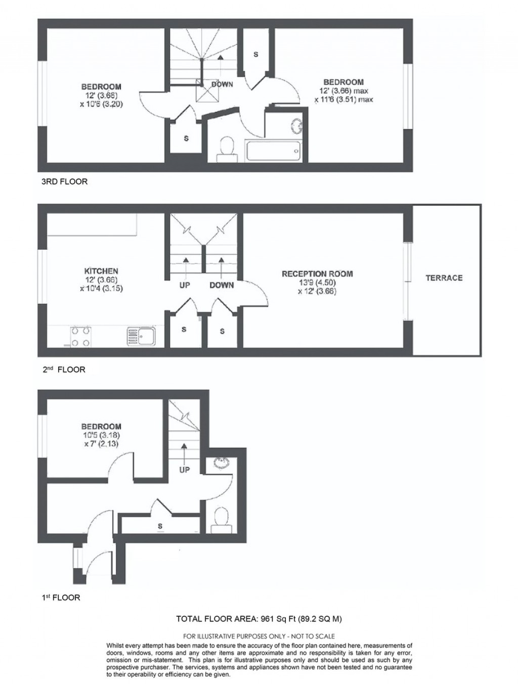 Floorplans For Annesley Walk, London