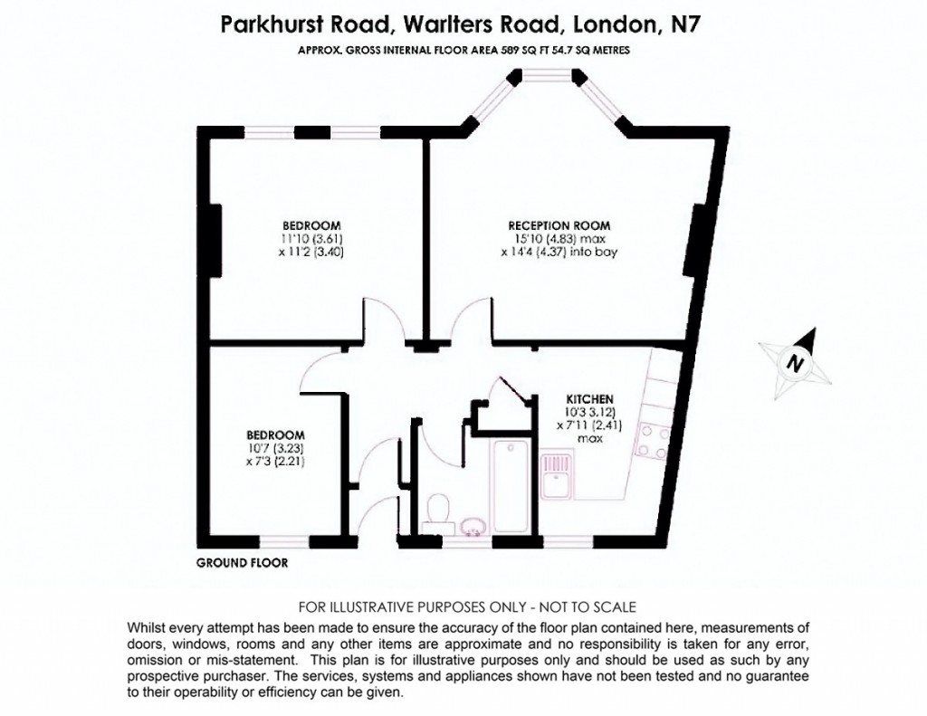 Floorplans For Warlters Road, Holloway