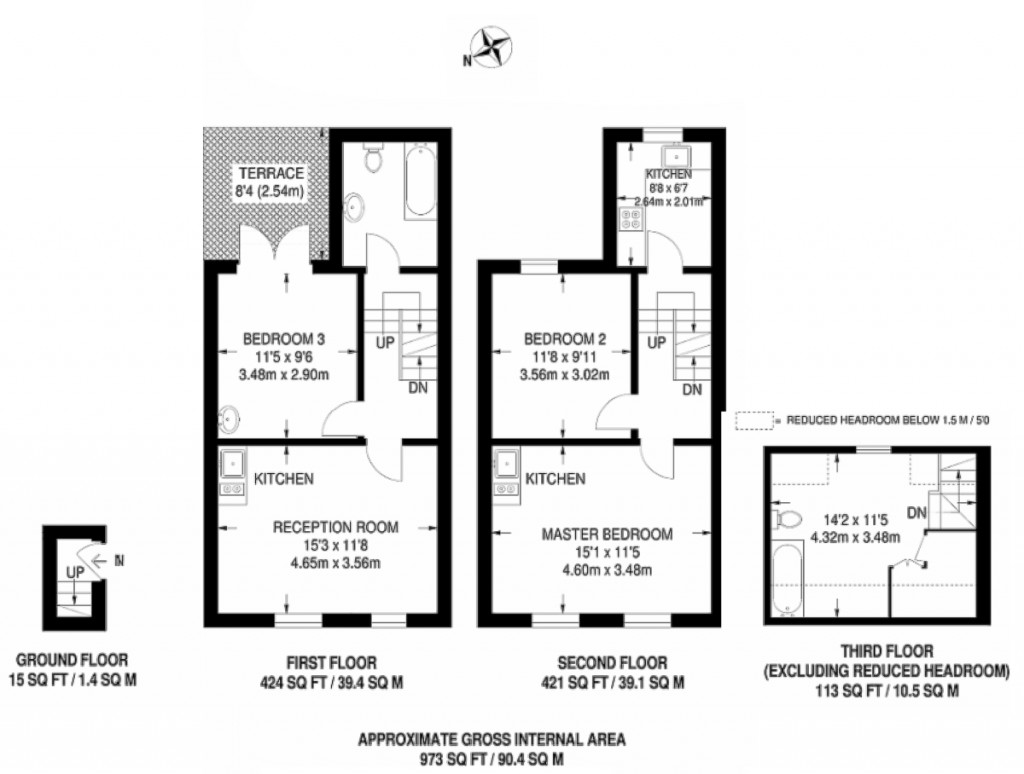 Floorplans For Hertslet Road, London