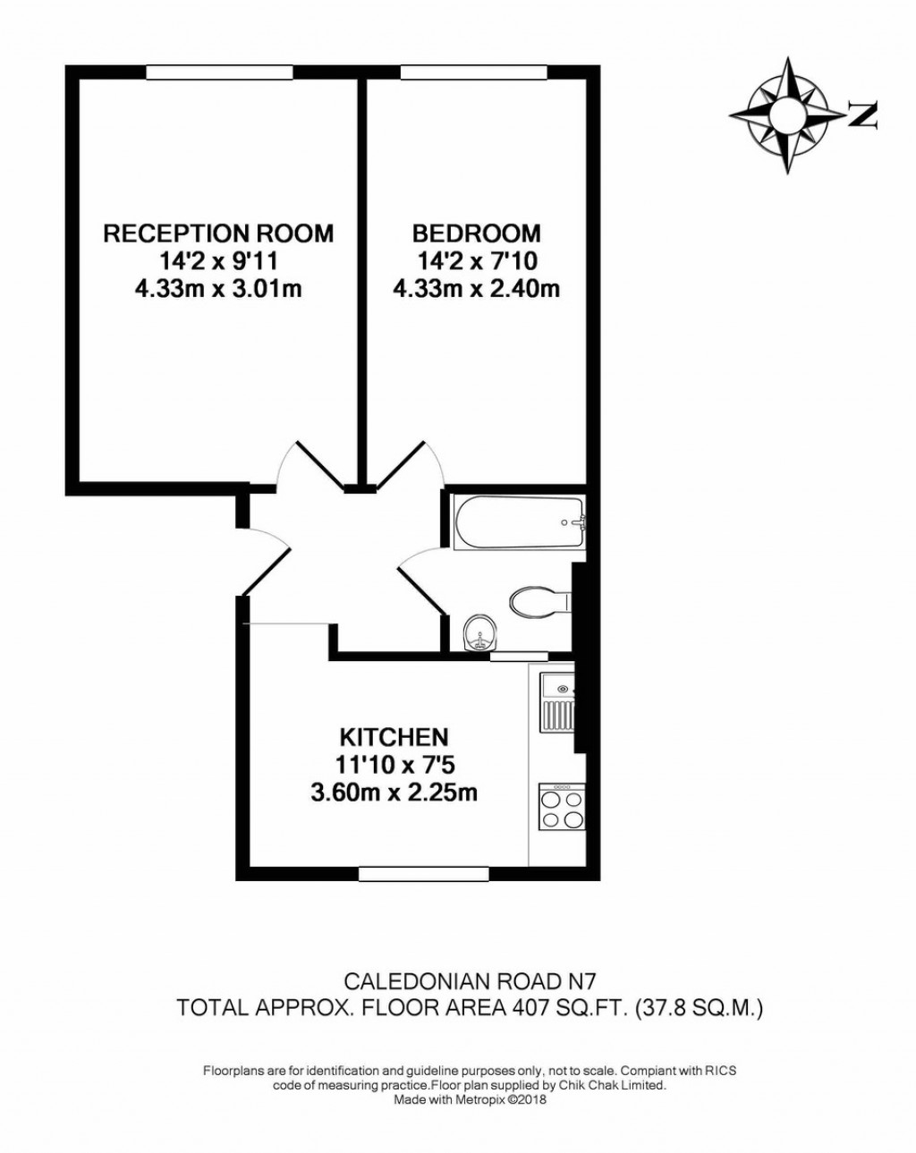 Floorplans For Caledonian Road, London