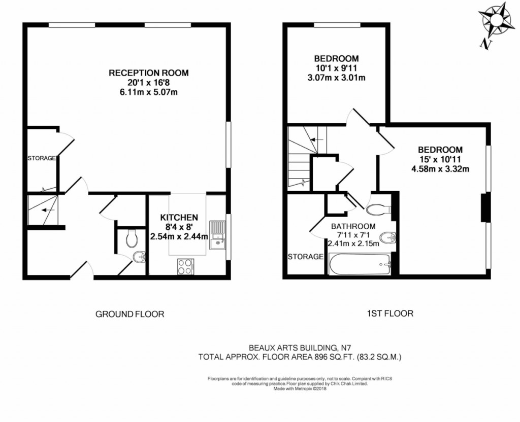 Floorplans For Manor Gardens, London