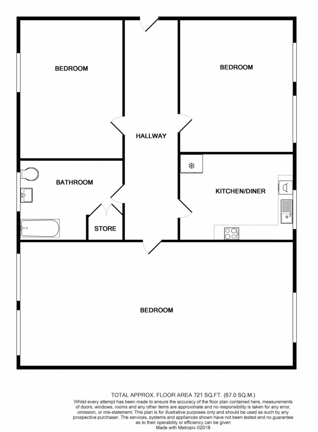 Floorplans For Hornsey Road, Islington