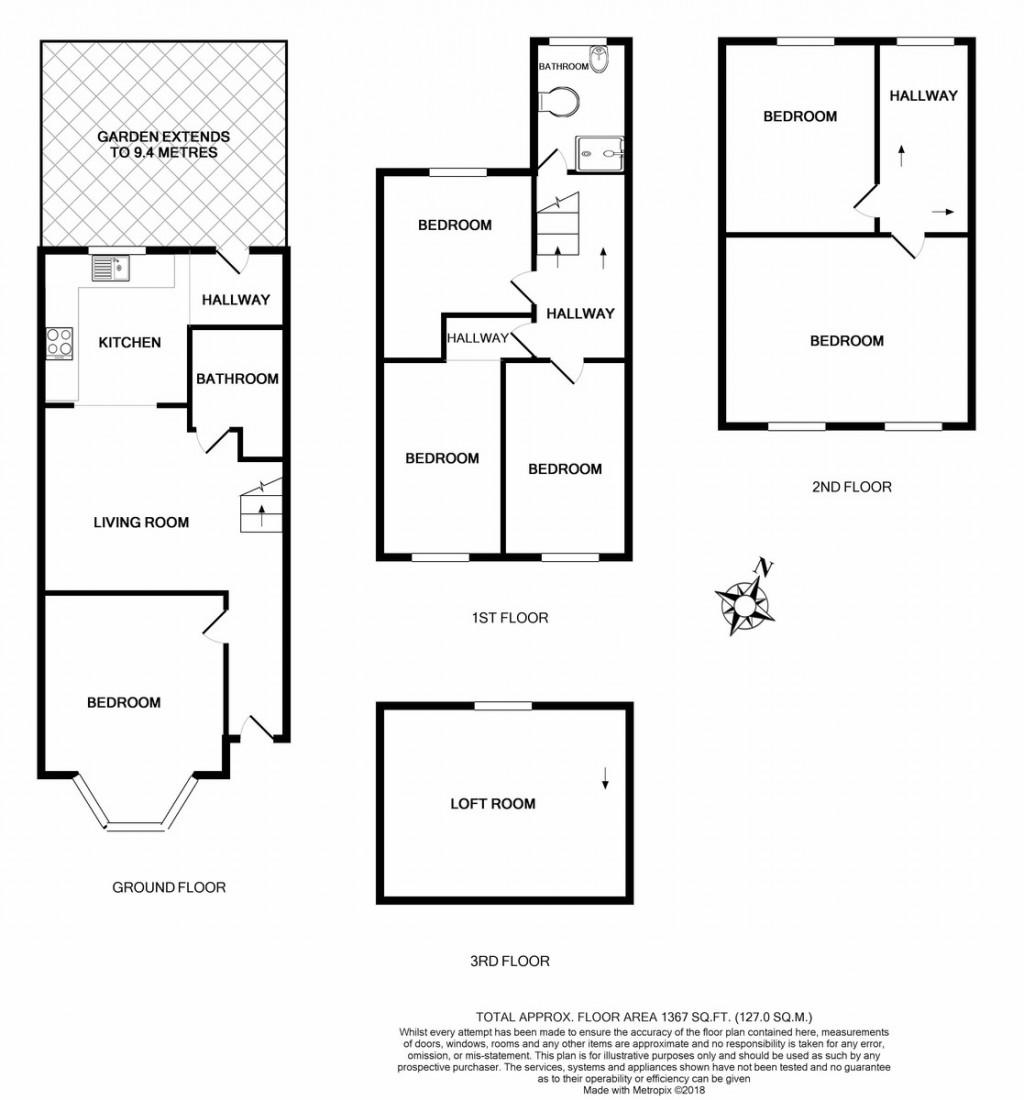 Floorplans For Roden Street, Holloway