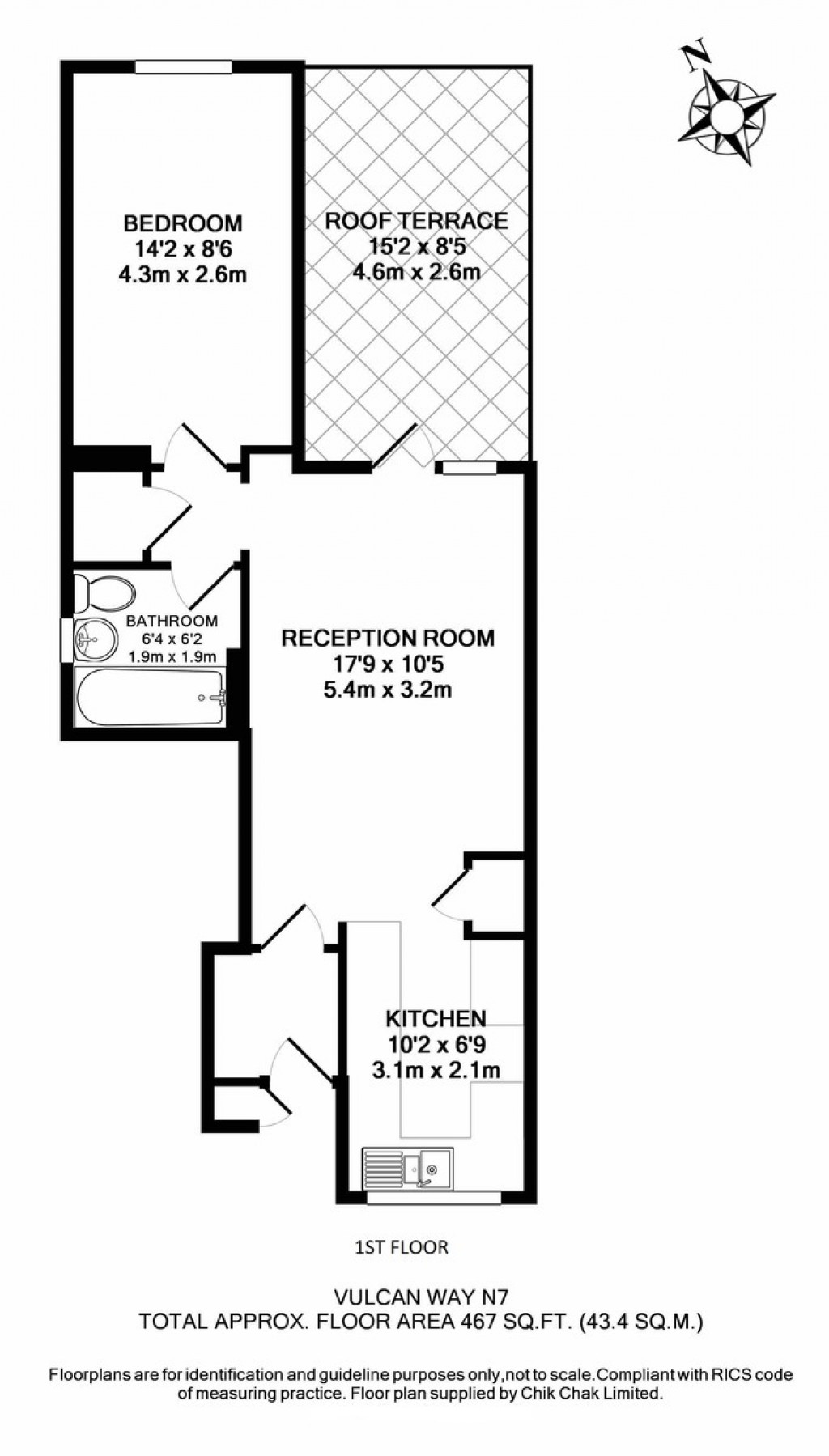 Floorplans For Vulcan Way, London