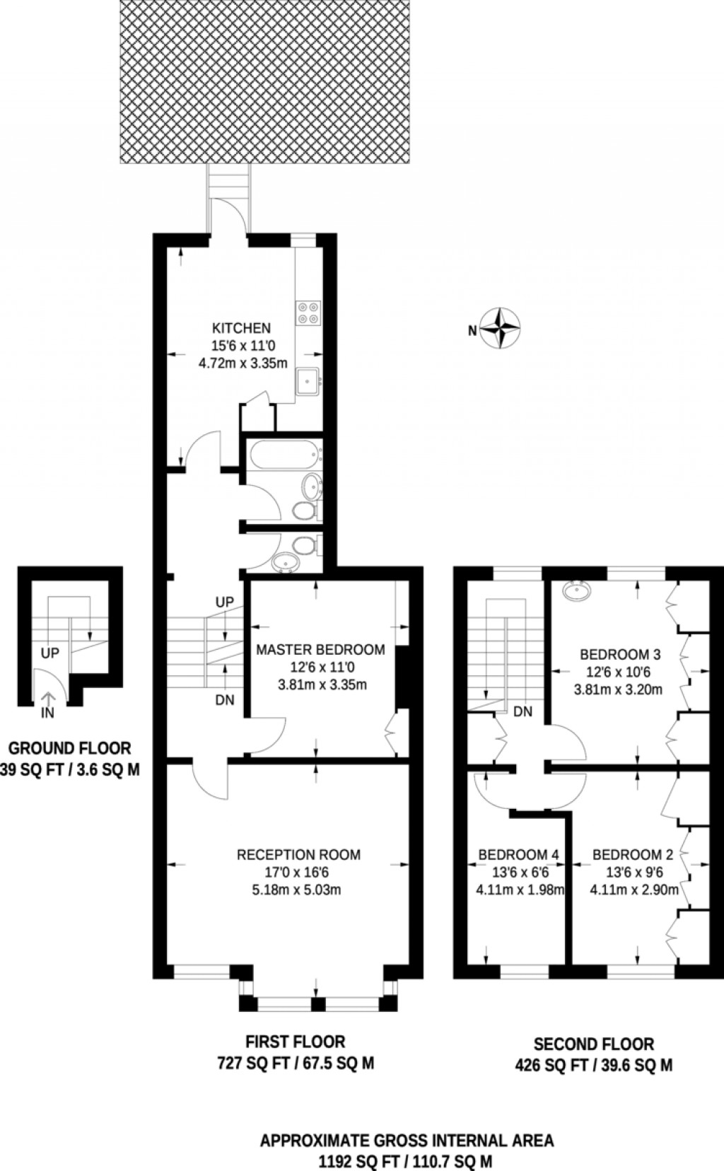 Floorplans For Campdale Road, Tufnell Park, London