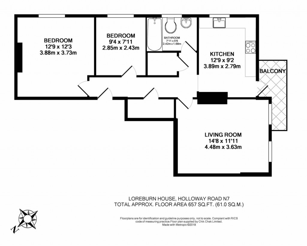 Floorplans For Holloway Road, London