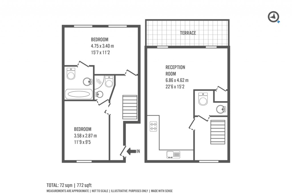 Floorplans For Medina Road, London