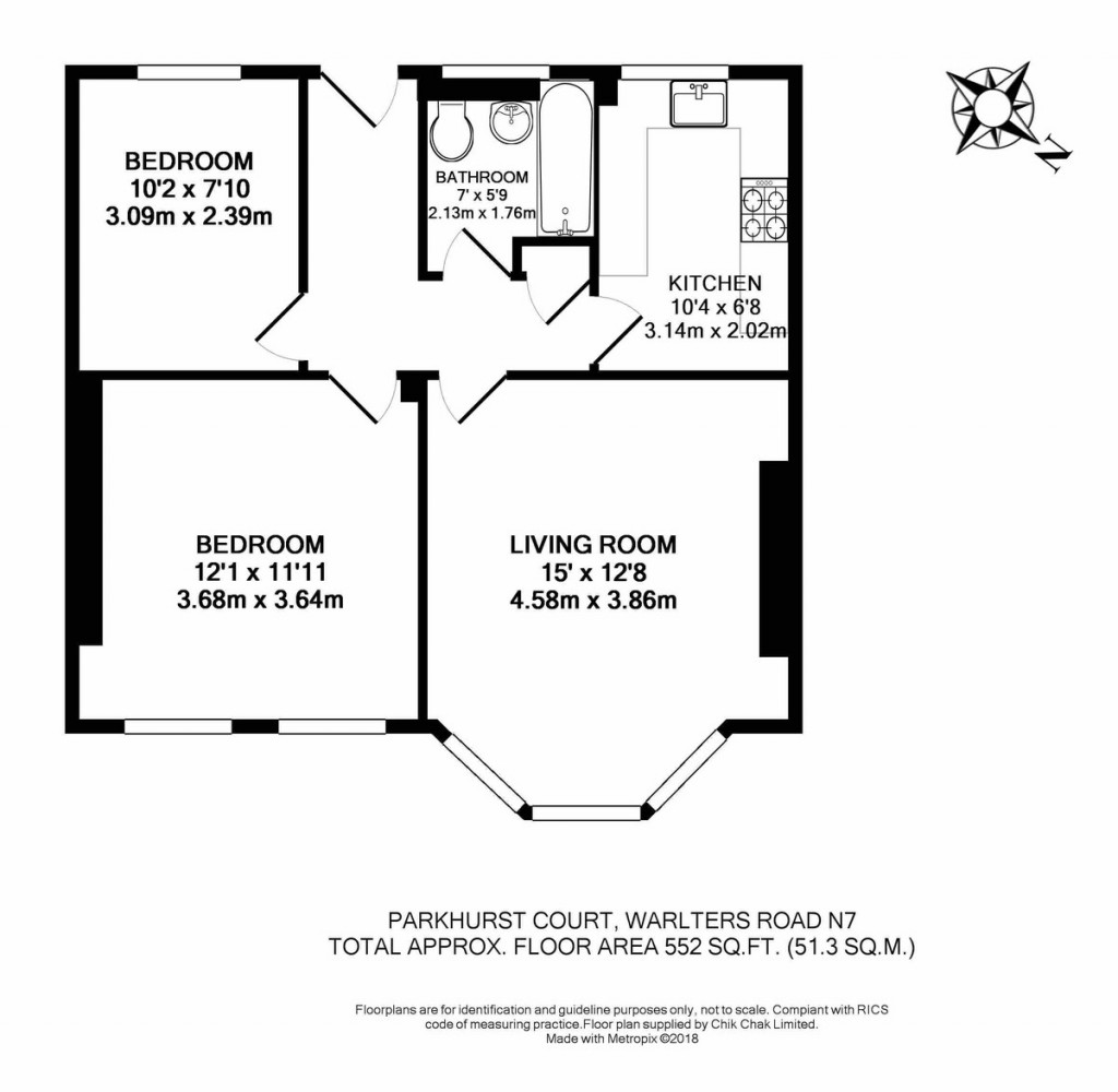 Floorplans For Warlters Road, London