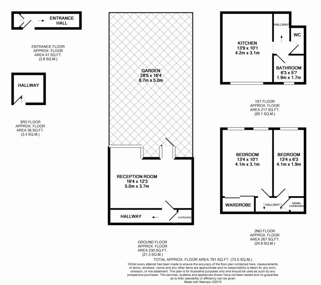 Floorplans For Bakersfield, Crayford Road, Tufnell Park