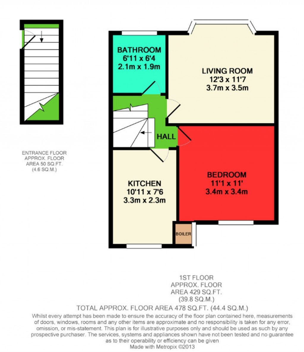 Floorplans For Warlters Close, Holloway, London