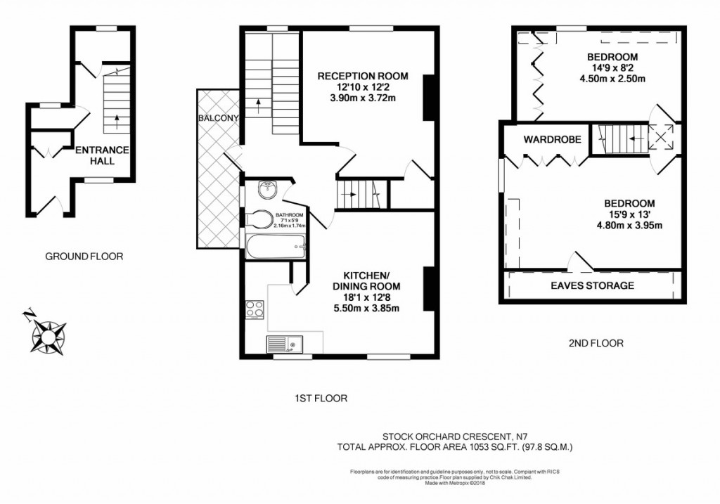 Floorplans For Stock Orchard Crescent, London