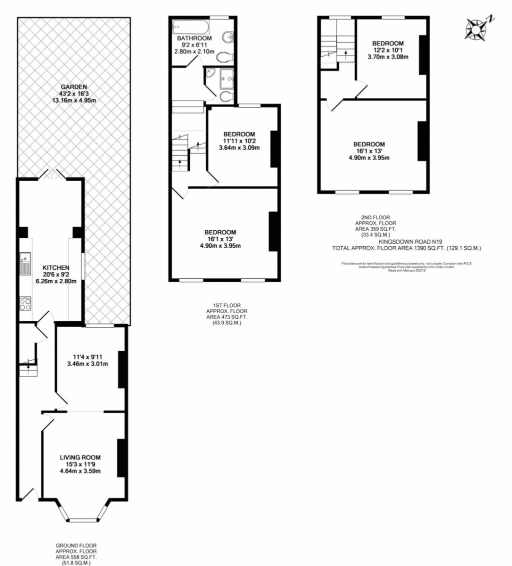 Floorplans For Kingsdown Road, London