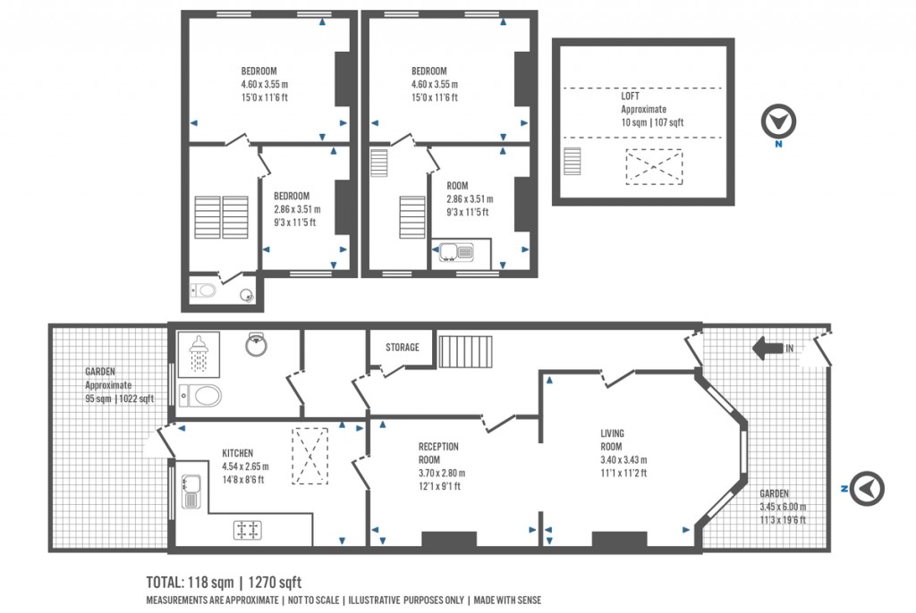 Floorplans For Mayton Street, London