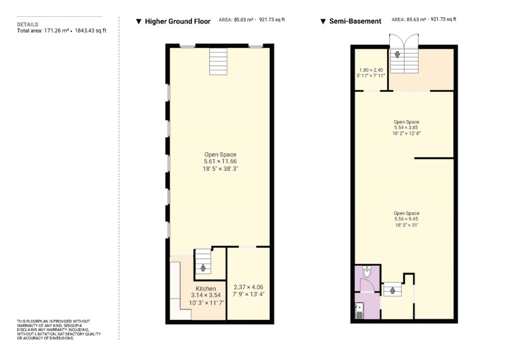 Floorplans For Holloway Road, Islington