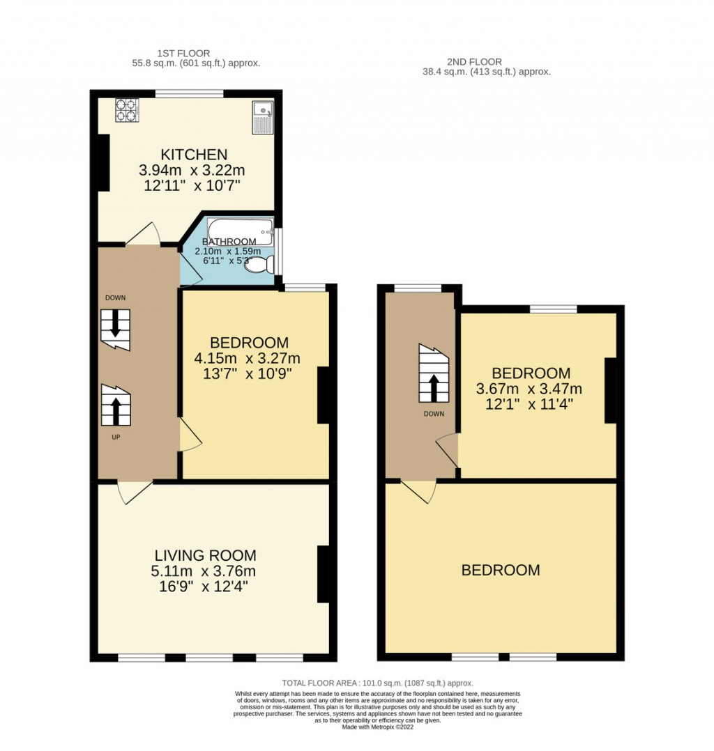 Floorplans For Tottenham Lane, Hornsey