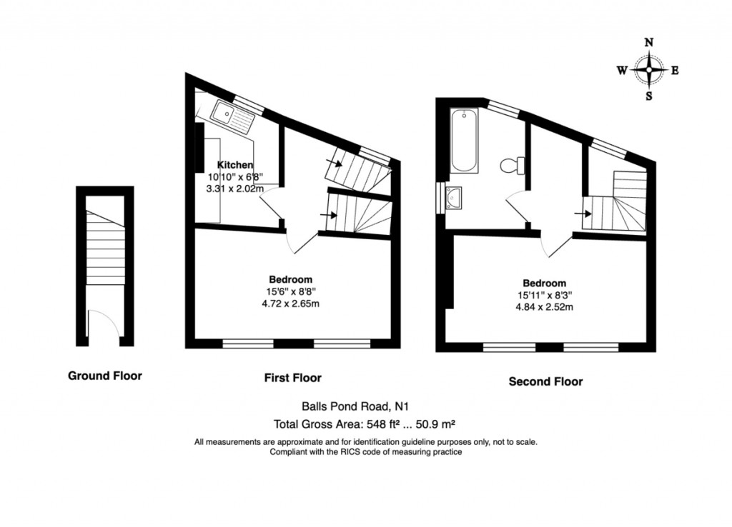 Floorplans For Balls Pond Road, Canonbury