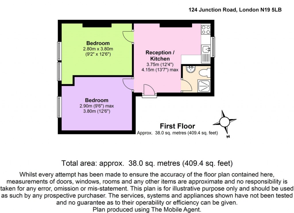 Floorplans For Junction Road, Dartmouth Park, Islington