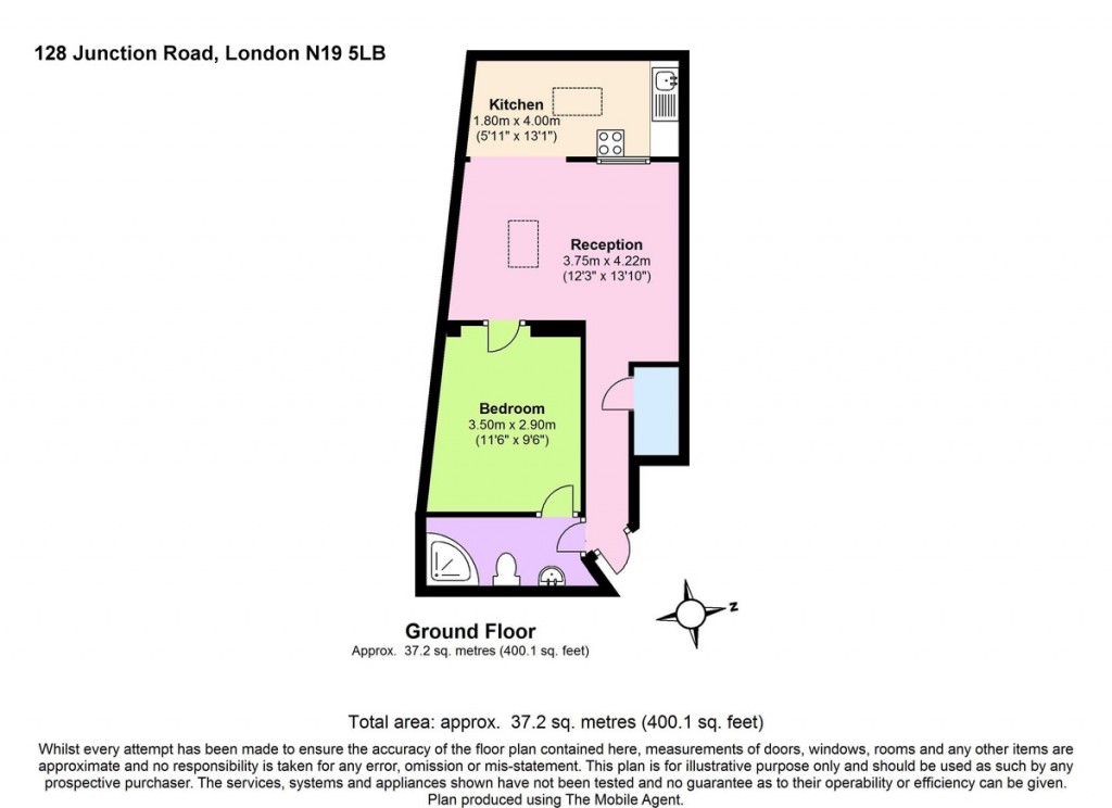Floorplans For Junction Road, Dartmouth Park, Islington