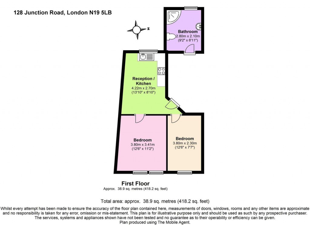 Floorplans For Junction Road, Dartmouth Park, Islington