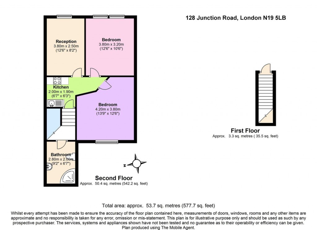 Floorplans For Junction Road, Dartmouth Park, Islington