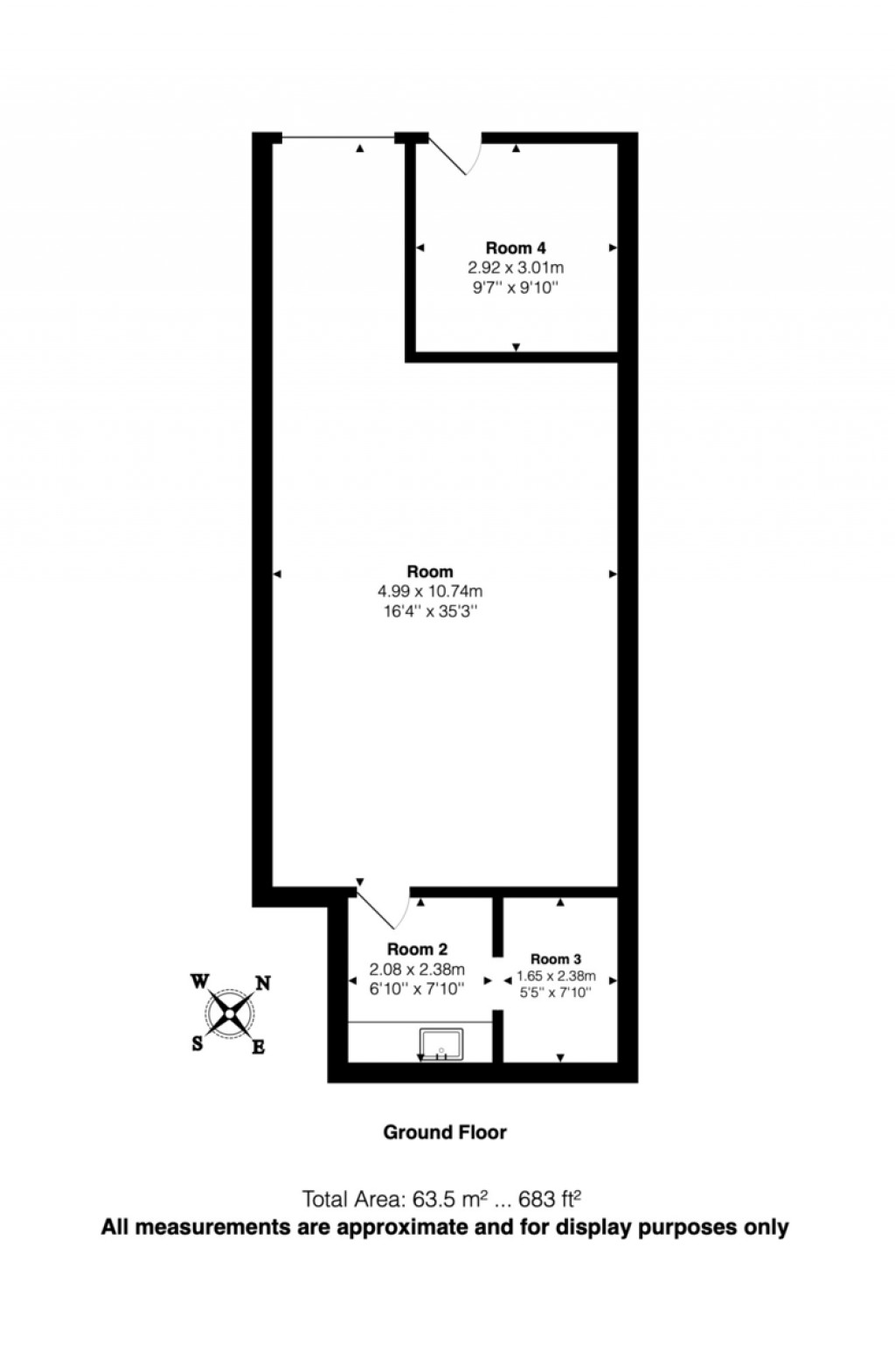 Floorplans For Seven Sisters Road, Holloway