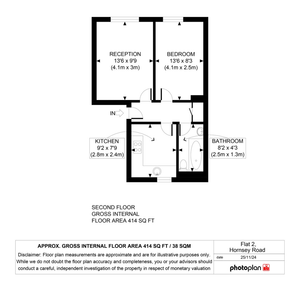 Floorplans For Hornsey Road, Hornsey