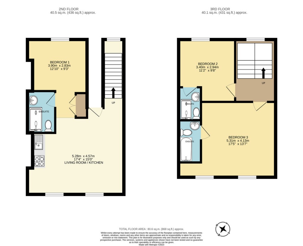 Floorplans For York Way, Camden