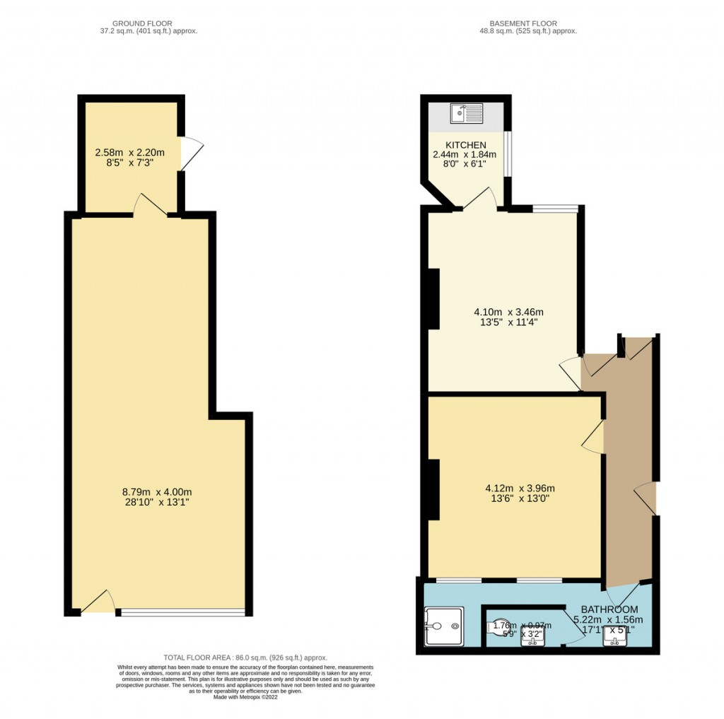 Floorplans For Goodge Street, Fitzrovia