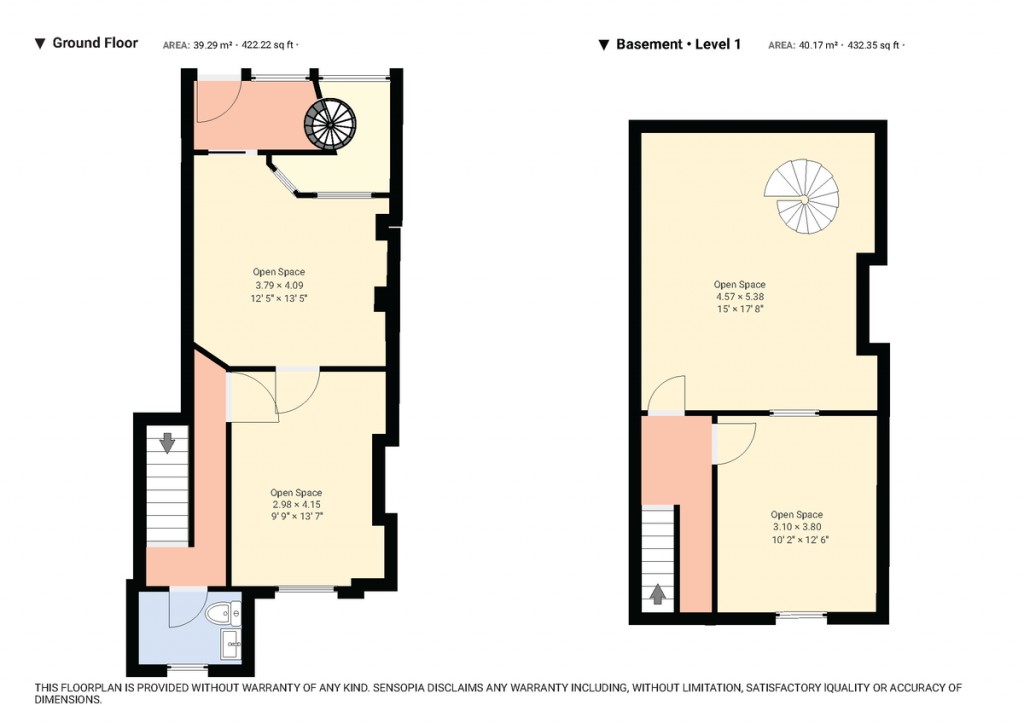 Floorplans For St Peters Street, Islington, London