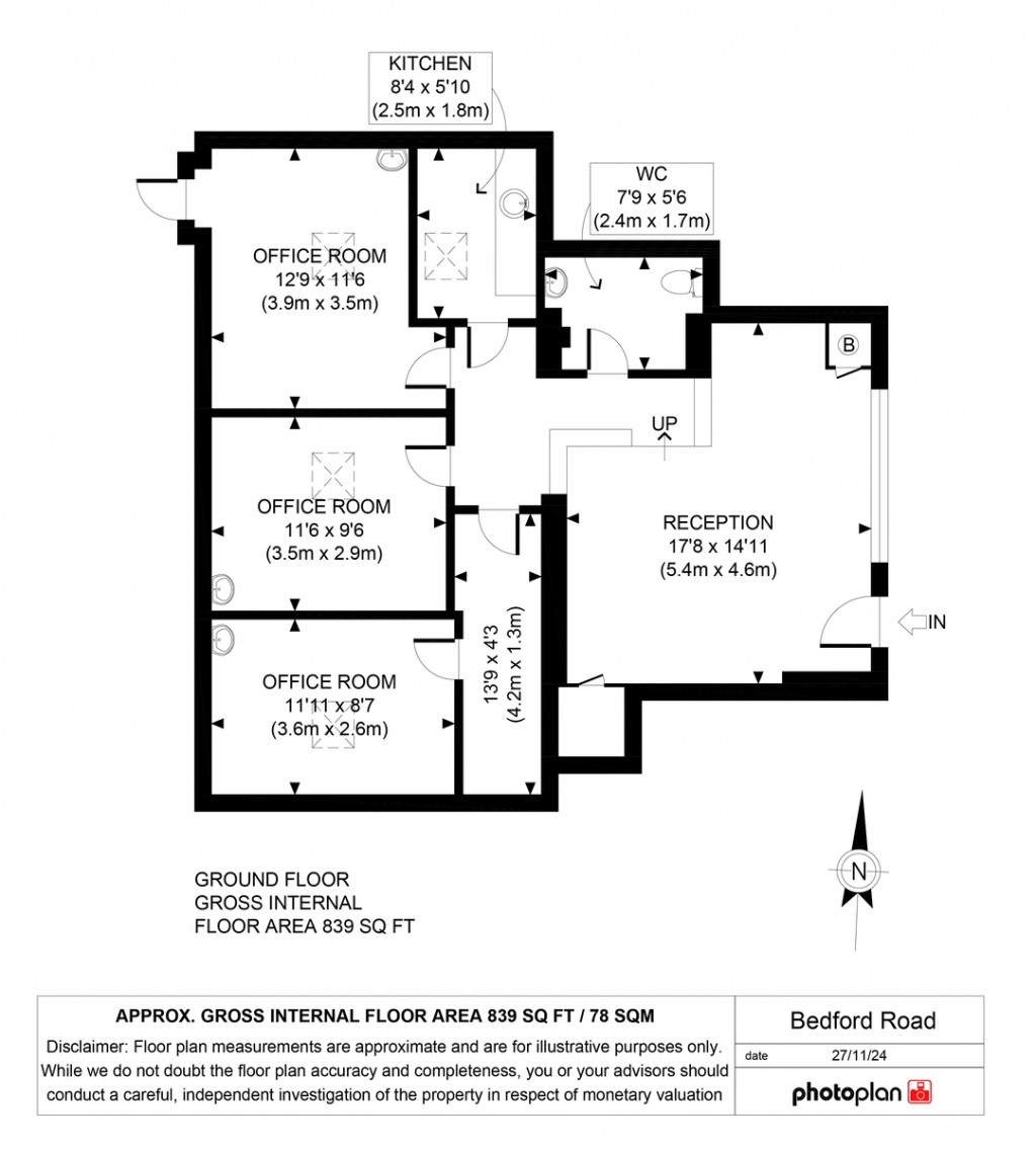 Floorplans For Unit 3 Bedford Mews