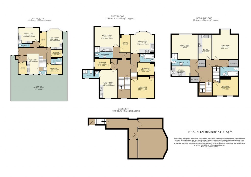 Floorplans For Aldrington Road, Streatham, London