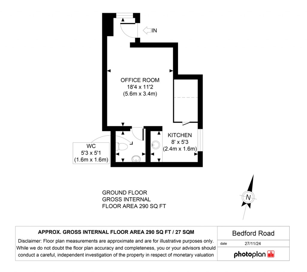 Floorplans For 1a Bedford Road