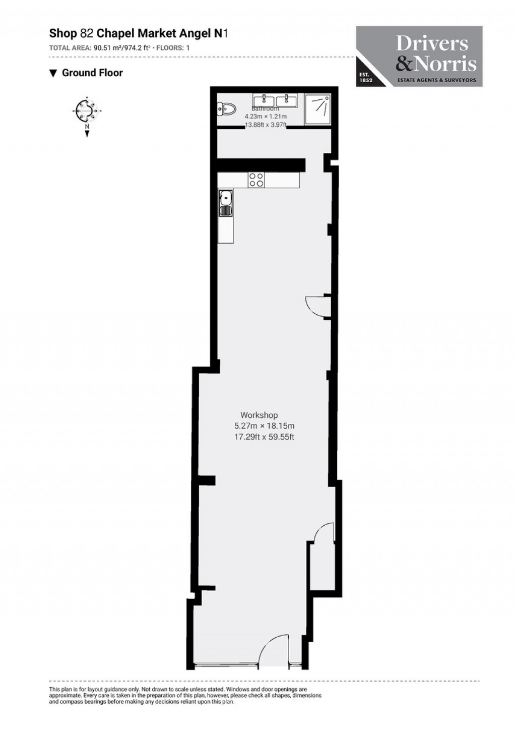 Floorplans For Chapel Market, Islington, London