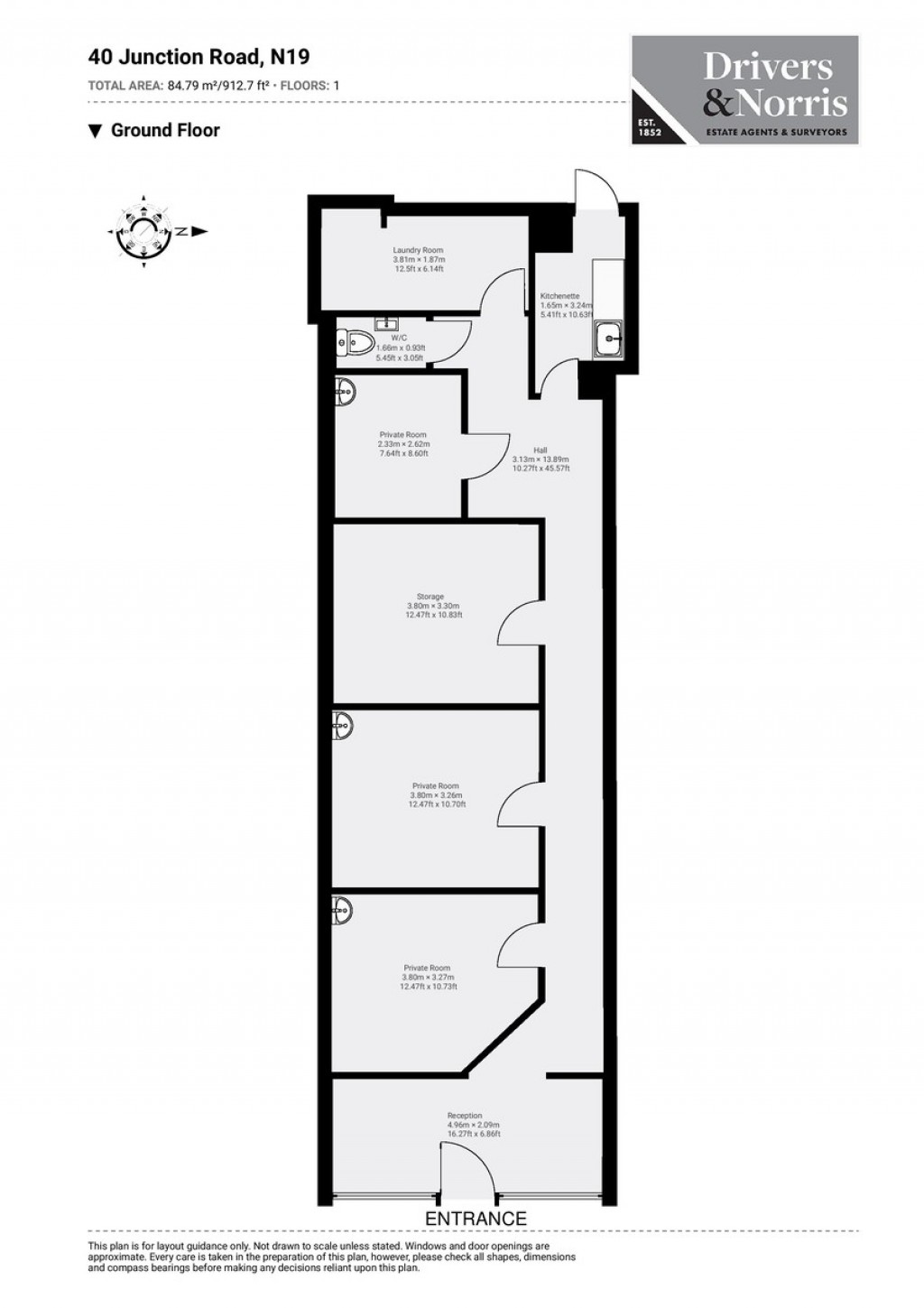 Floorplans For Junction Road, Dartmouth Park, Islington