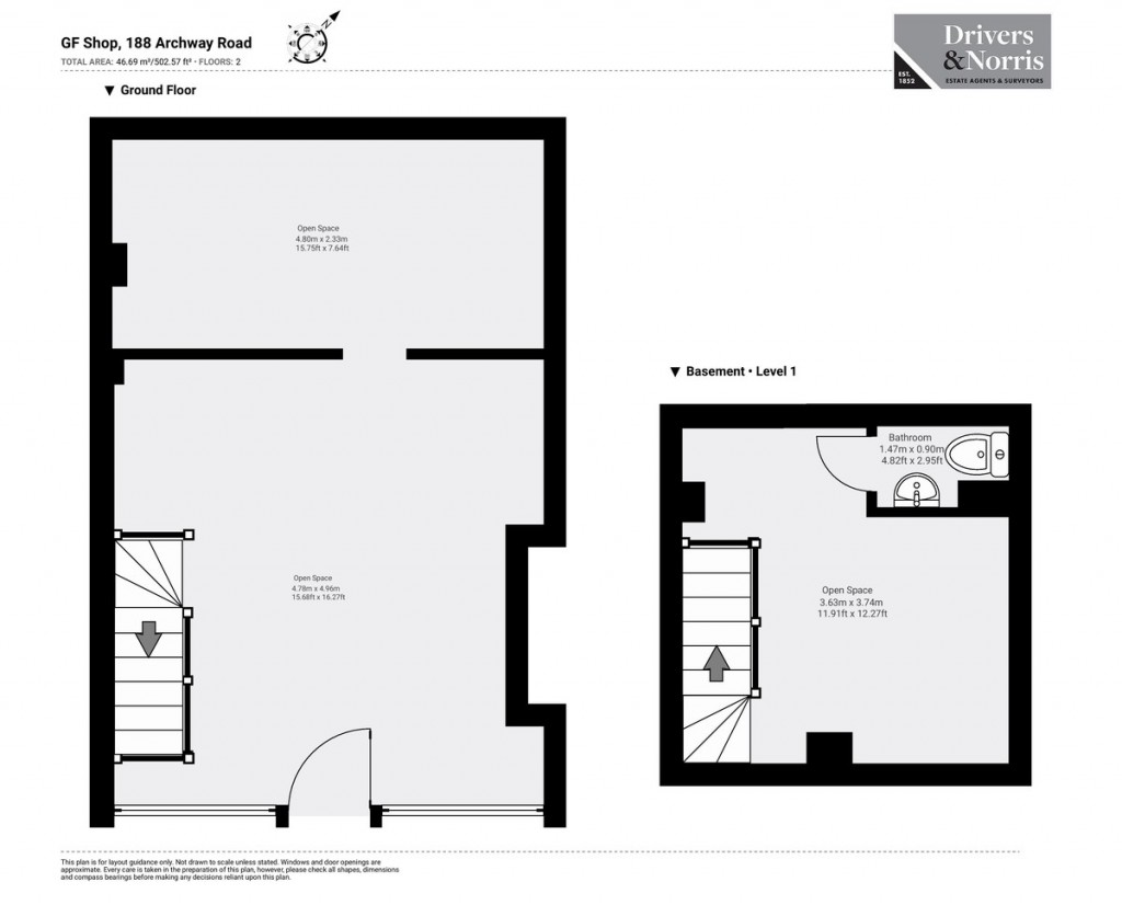 Floorplans For Highgate, London