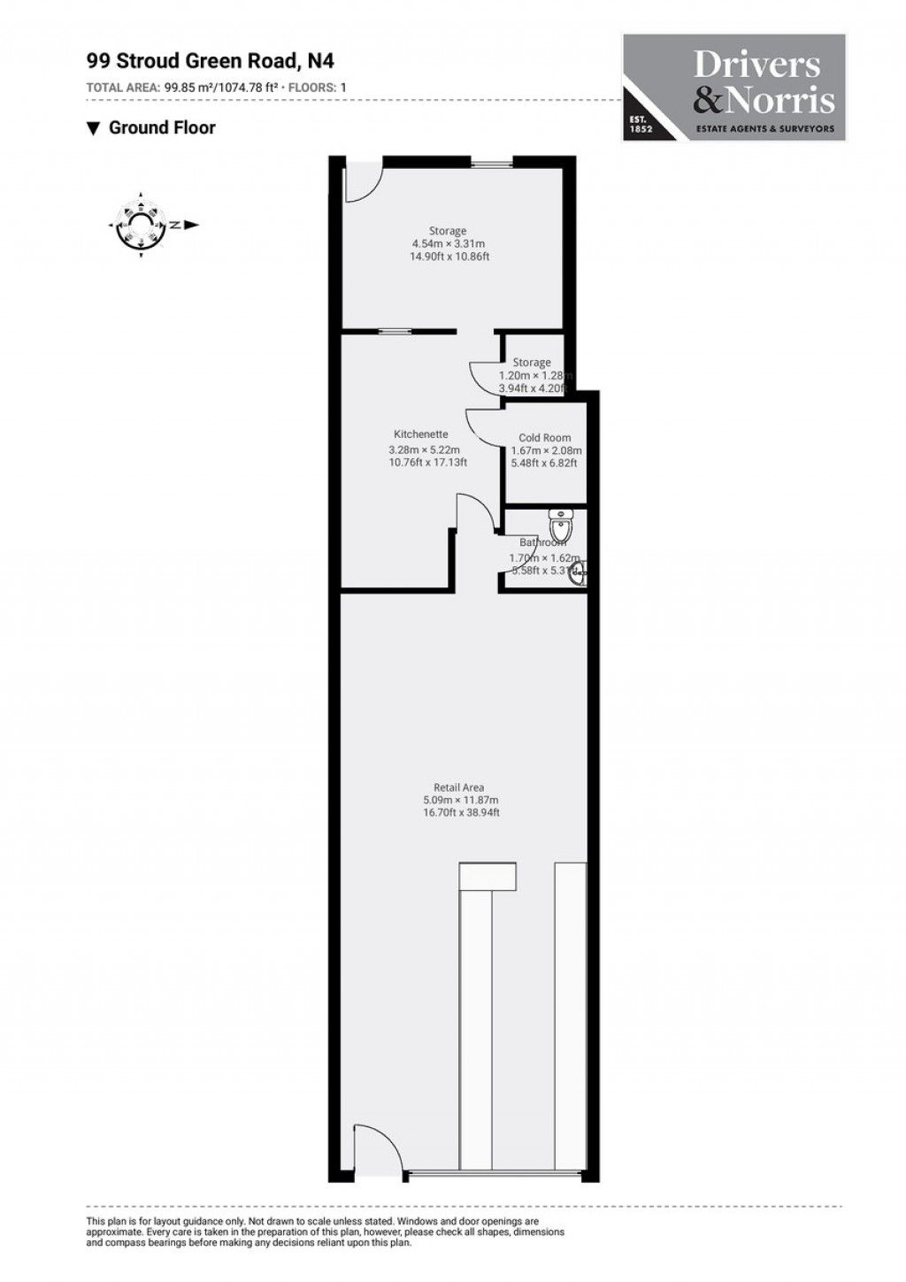 Floorplans For Stround Green, Islington
