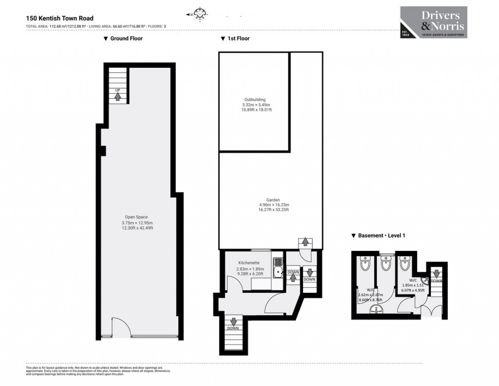 Floorplans For Kentish Town Road