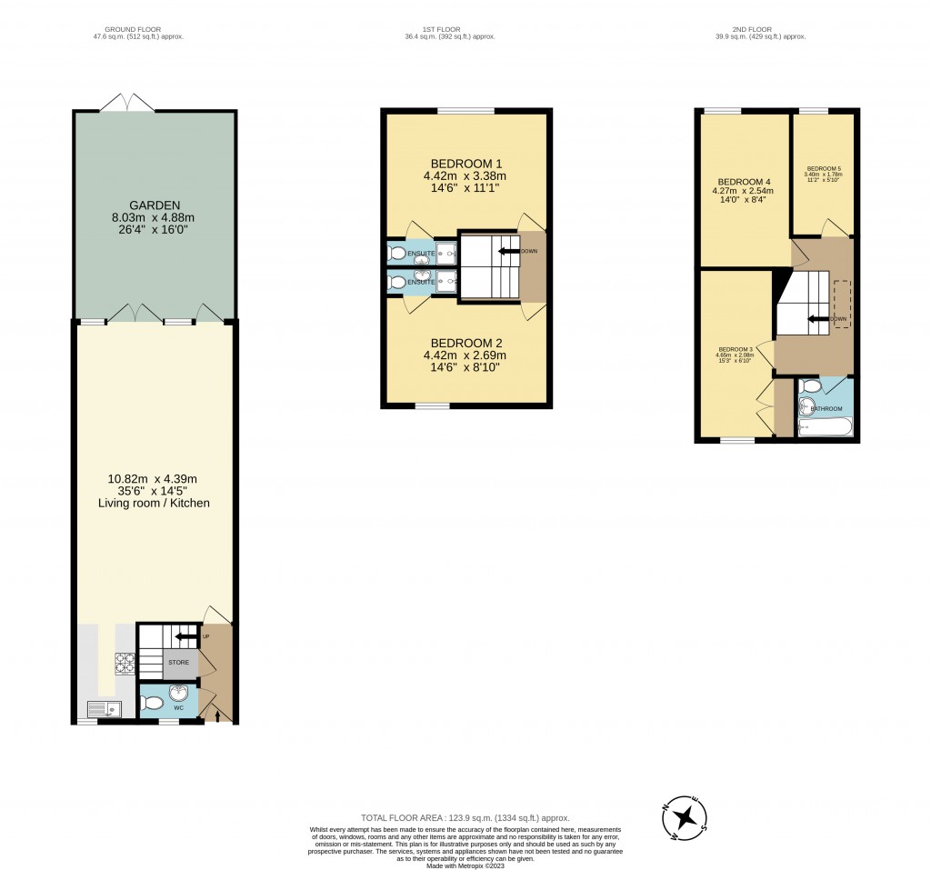 Floorplans For Carleton Road, London