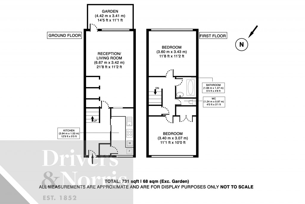 Floorplans For Eden Grove, Islington, London